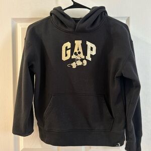 GAP Black Hoodie with Mickey Mouse